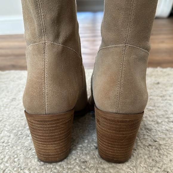 COPY - Sam Edelman size 9 light tan suede leather mid length boots - Picture 6 of 8